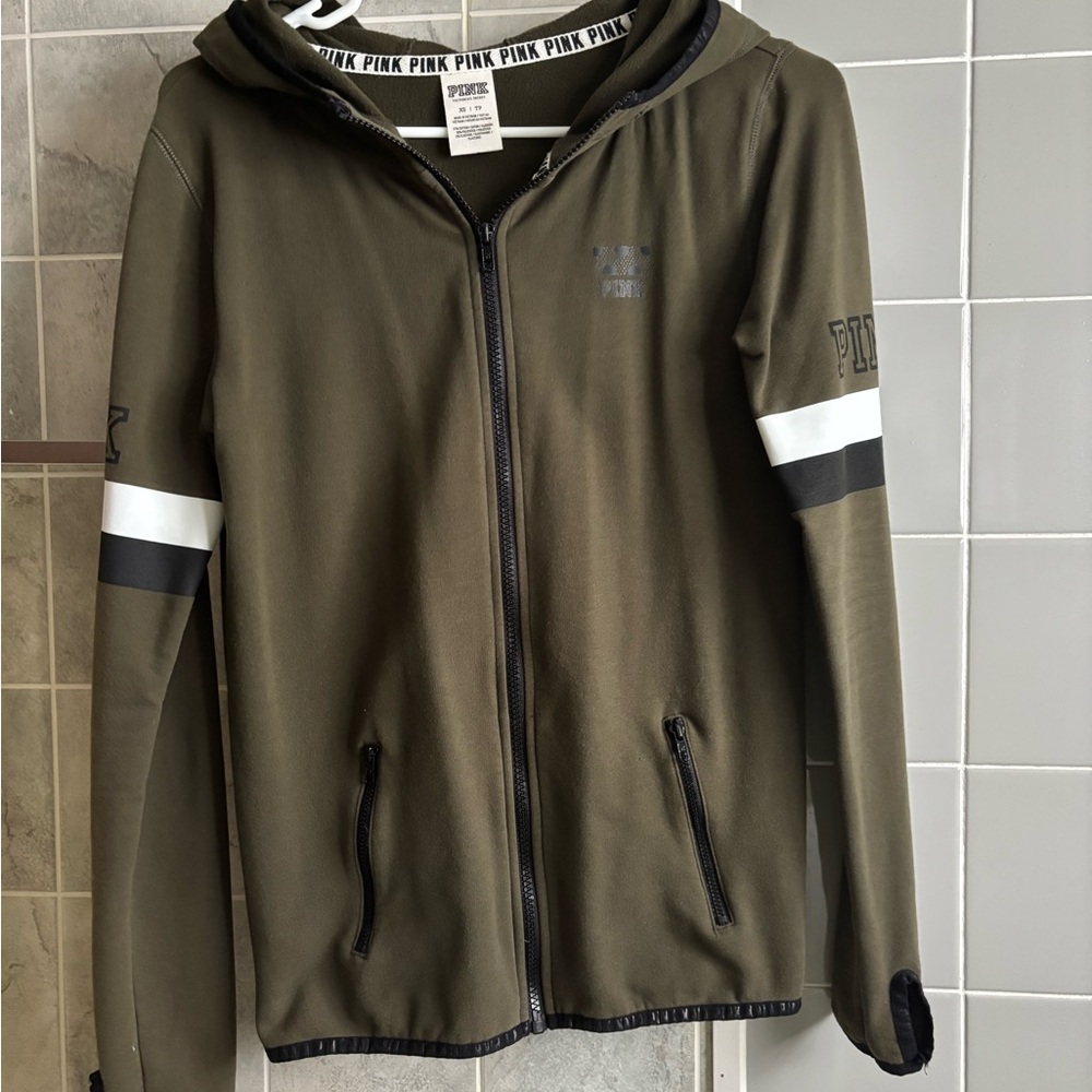 PINK Victoria's Secret Green Lightweight Jacket
